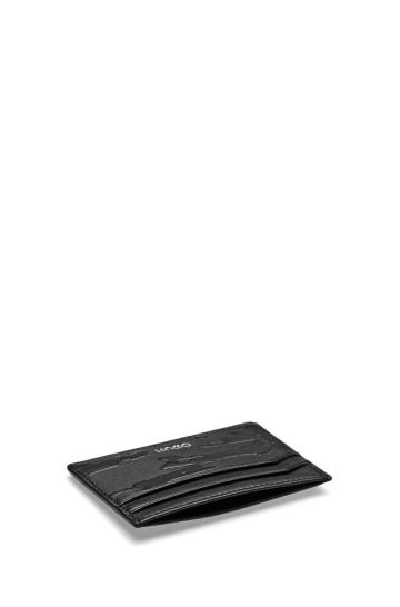 Zestaw HUGO Skórzany Card Holder And Metal Money Clip Czarne Męskie (Pl99133)
